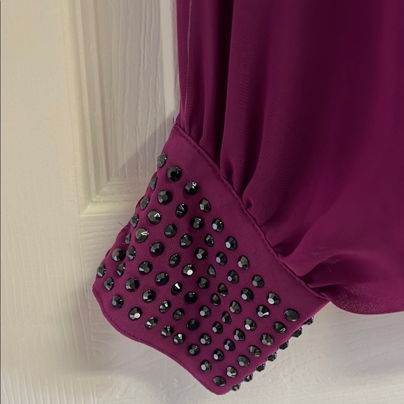 Jennifer Lopez Women's Purple Top - Picture 4 of 5